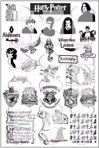Harry Potter stamping plate