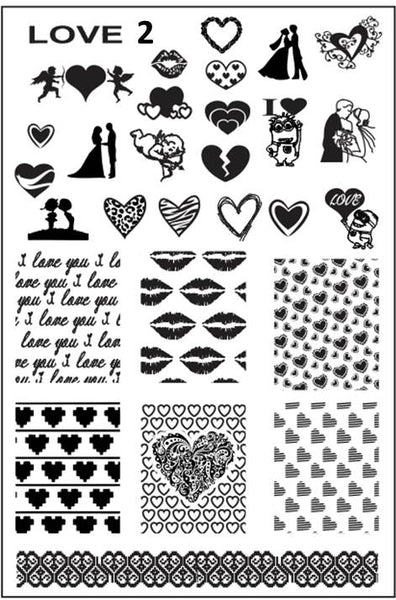 LOVE 2 - 66 Stamping plate