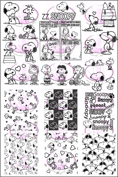 ZZ SNOOPY stamping plate