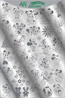 AN CHRISTMAS MICKEY stamping plate