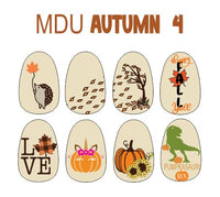 MDU AUTUMN 4 stamping plate