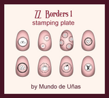 ZZ BORDERS 1 stamping plate