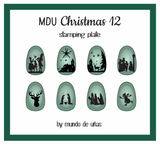 MDU CHRISTMAS 12 stamping plate