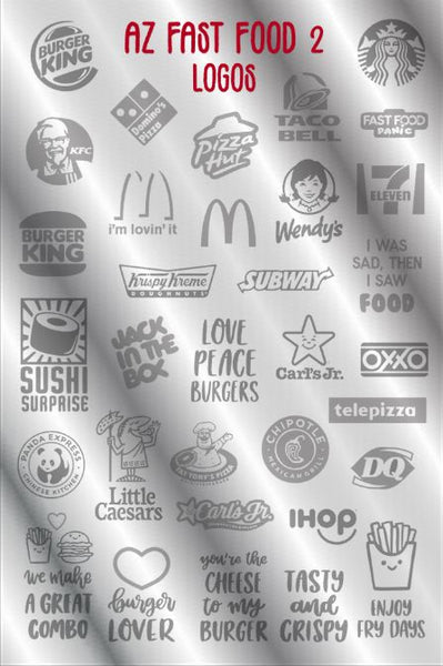 AZ FAST FOOD 2 stamping plate
