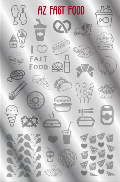 AZ FAST FOOD  stamping plate