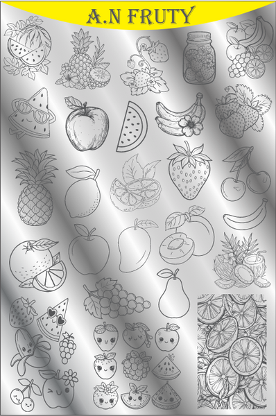 AN FRUTY stamping plate