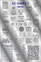 AZ GAMES 7: BINGO stamping plate