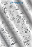 ZZ MAGNOLIAS Stamping plate