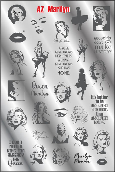 AZ MARILYN stamping plate