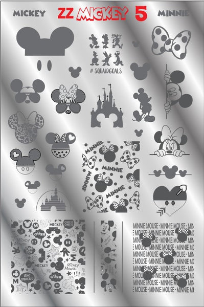 ZZ MICKEY 5 stamping plate