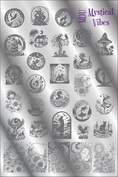 MdU Mystical Vibes stamping plate