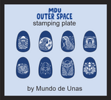 MdU OUTER SPACE stamping plate