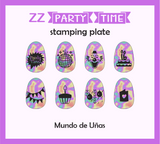 ZZ PARTY TIME stamping plate