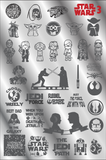 STAR WARS 3 stamping plate