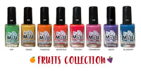 16. FRUITS stamping polish collection - 14 ml