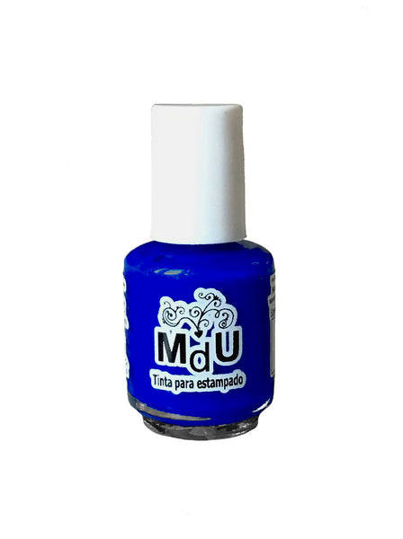 30. NEON BLUE stamping polish - 5ML mini