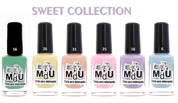 4. SWEET stamping polish collection - 14 ml