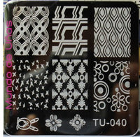 TU 40  stamping plate