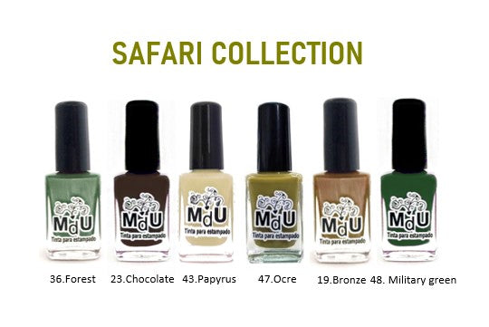 6. SAFARI stamping polish collection - 14 ml