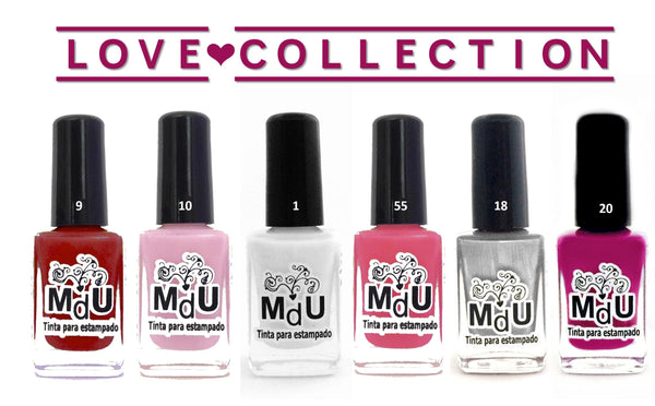 7. LOVE stamping polish collection - 14 ml