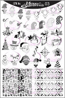 AK Merry Christmas 03 Stamping plate