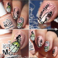 BEAUTY AND THE BEAST Stamping plate