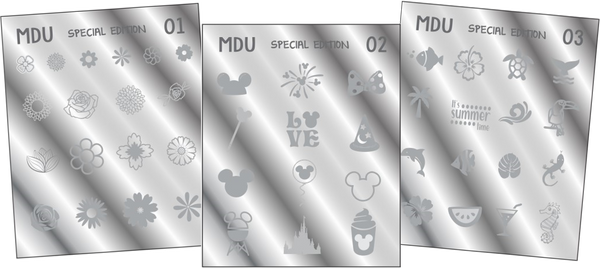 MDU SPECIAL EDITION mini stamping plate - BUNDLE 1