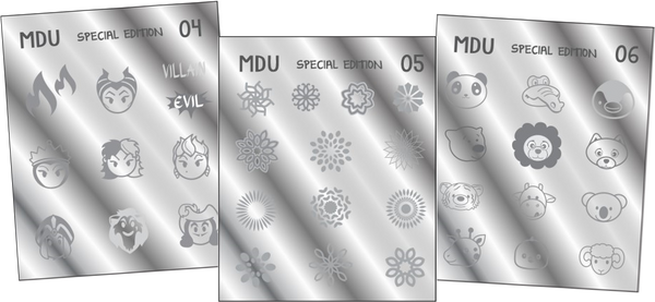 MDU SPECIAL EDITION mini stamping plate - BUNDLE 2