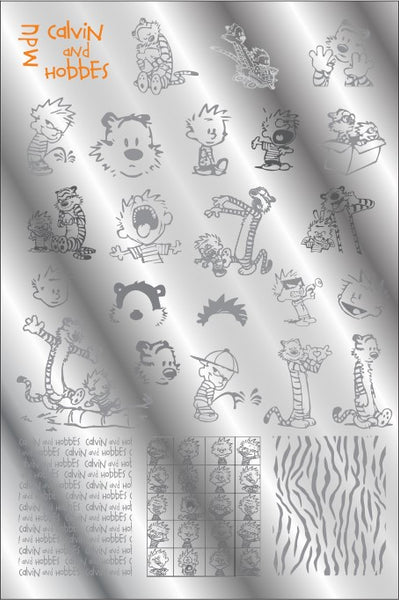 MDU CALVIN AND HOBBES stamping plate
