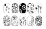 ZZ FLOWERS 2 Stamping plate