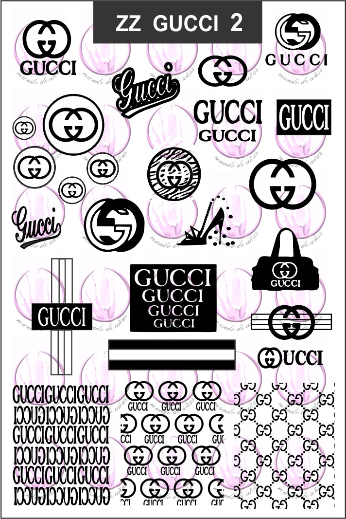 ZZ GUCCI 2 Stamping plate Mundo de Unas