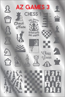 AZ GAMES 3: CHESS 1 stamping plate