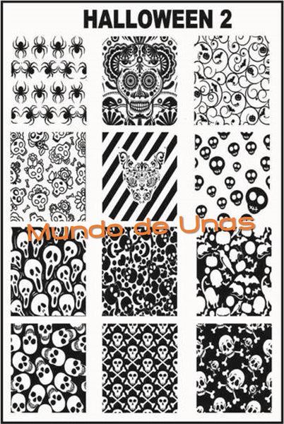HALLOWEEN 2 stamping plate
