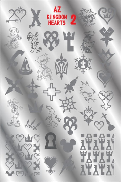 AZ Kingdom Hearts 2 stamping plate