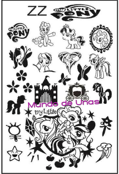 LITTLE PONY (PONYS) stamping plate