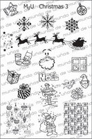 MdU CRISTMAS 3 Stamping plate
