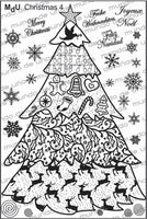 MdU CRISTMAS 4 Stamping plate