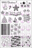 MdU CRISTMAS 7 Stamping plate