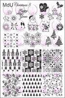 MdU CRISTMAS 8 Stamping plate
