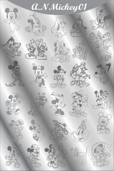 AN MICKEY 01 stamping plate