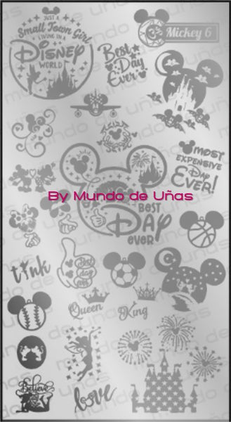 MICKEY 6 stamping plate