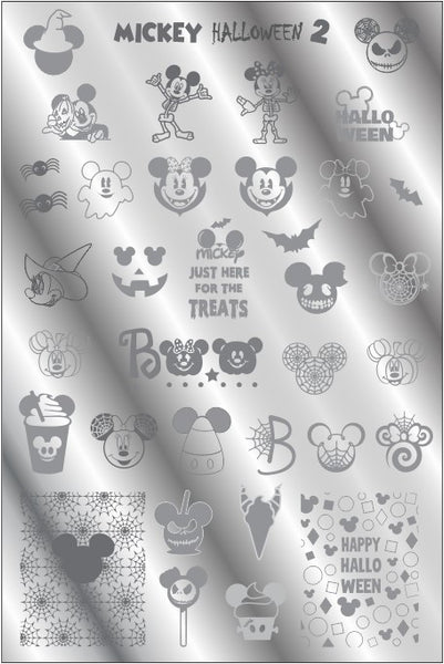 MICKEY HALLOWEEN 2 stamping plate