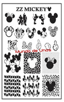 ZZ MICKEY stamping plate