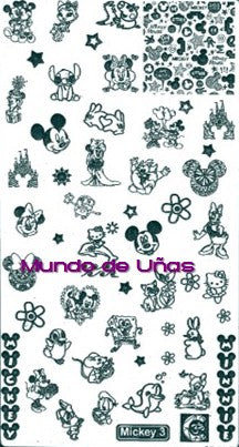 MICKEY 3 stamping plate