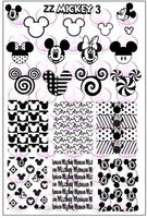 ZZ MICKEY 3 stamping plate