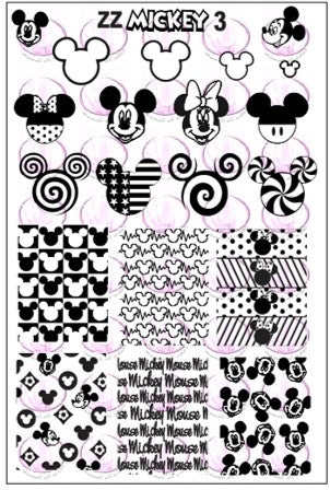 ZZ MICKEY 3 stamping plate