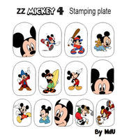 ZZ MICKEY 4 stamping plate