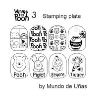 WINNIE THE POOH 3 stamping plate