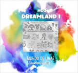 MDU DREAMLAND 1 - HEART SHAPED stamping plate #1 - LIMITED EDITION