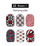 ZZ ROSES 1 Stamping plate